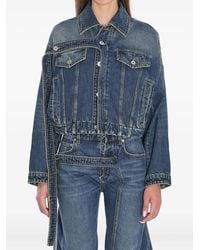 Jean Paul Gaultier - ストラップ デニムジャケット - Lyst