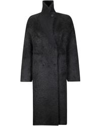 Boboutic - Cappotto Doppiopetto A Collo Alto - Lyst