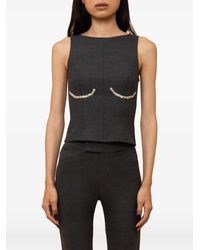 Contessa Mills - Cora Button-Embellished Top - Lyst