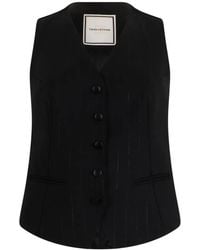 Tagliatore - Pinstripe-Pattern V-Neck Waistcoat - Lyst