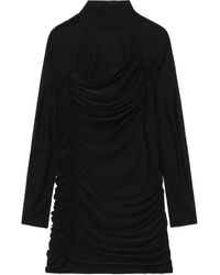 Helmut Lang - Abito Corto Con Ruches - Lyst