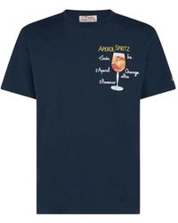 MC2 Saint Barth - Aperol Spritz-Print T-Shirt - Lyst