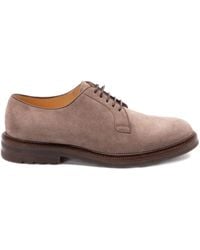 Brunello Cucinelli - Suede Lace-Up Derby Shoes - Lyst