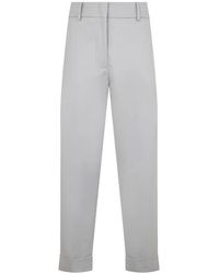 Moorer - Sabrina Turn-Up Trousers - Lyst