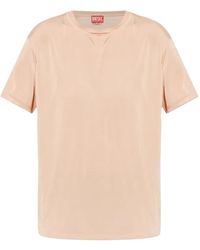 DIESEL - Round-Neck T-Shirt - Lyst