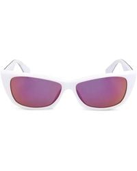 adidas - Logo-Print Cat-Eye Sunglasses - Lyst