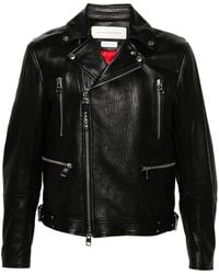 McQueen - Mcqueen クラシック レザー バイカー ジャケット 男性 - 36 - Lyst