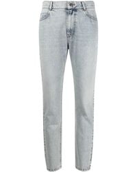 Ports 1961 - Cropped Slim-cut Jeans - Lyst
