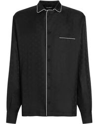 Dolce & Gabbana - Overhemd Met Dg-Jacquard - Lyst