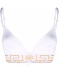 Versace - Bralette mit Borten - Lyst