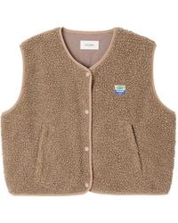 American Vintage - Hoktown Lammy Gilet Met Rits - Lyst
