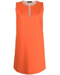 Fabiana Filippi - Robe Courte Sans Manches À Col V - Lyst