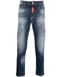 Philipp Plein - Straight-leg Denim Jeans - Lyst