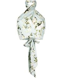 Erdem - Luna Floral-Print Top - Lyst