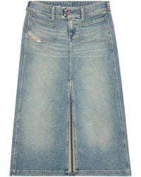 DIESEL - Skirt 'De-Hush-Mid' - Lyst