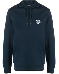 A.P.C. - Marvin Organic Cotton Hoodie - Lyst