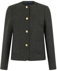Brooks Brothers - Pied De Poule Jacket With Buttons - Lyst