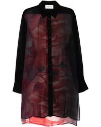Tessitura Body Couture - Camicia Con Stampa Grafica - Lyst