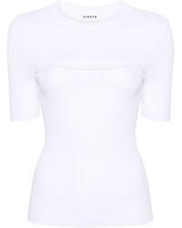 P.A.R.O.S.H. - Cut-out Ribbed Top - Lyst