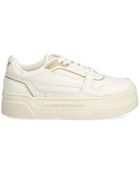 EA7 - レースアップ レザースニーカー - Lyst