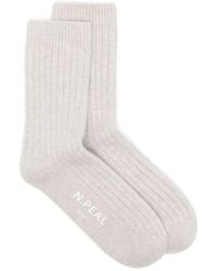 N.Peal Cashmere - Ribbed Socks - Lyst