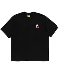 A Bathing Ape - Ape Head-embroidered T-shirt - Lyst