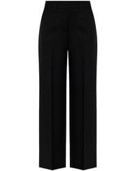 Moncler - Logo-Patch Straight-Leg Trousers - Lyst