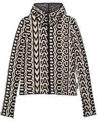 Marc Jacobs - Scuba Monogram-print Zip-up Hoodie - Lyst