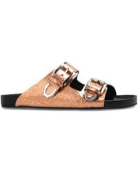 IRO - Leather Slides - Lyst