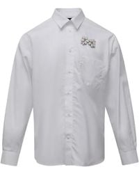 Simone Rocha - Camisa De Popelina Con Detalles De Cristal - Lyst