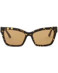 KARL LAGERFELD - Glam Autograph Logo Sunglasses - Lyst