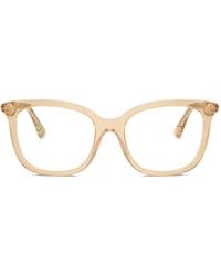 Burberry - Brille Mit Eckigem Gestell - Lyst