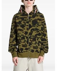 A Bathing Ape - 1St Camo Shark Hoodie - Lyst