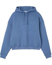 Sunnei - Sudadera con capucha y logo en relieve - Lyst