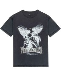 Purple Brand - Graphic-Print Distressed-Effect T-Shirt - Lyst