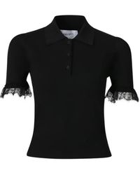 McQueen - Polotop Met Kanten Afwerking - Lyst