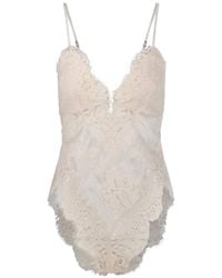 Zimmermann - Lace-Panelled Camisole Top - Lyst