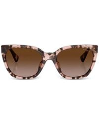 Polo Ralph Lauren - Tortoiseshell-Effect Cat-Eye Sunglasses - Lyst