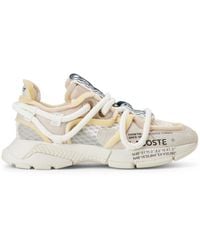 Lacoste - Logo-print Panelled Sneakers - Lyst