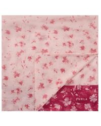 Furla - Sciarpa Primavera A Fiori - Lyst