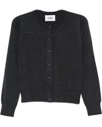 Alpha Studio - Buttoned Crew-Neck Cardigan - Lyst