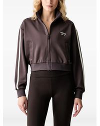 Guess - Logo-Embroidered Side-Stripe Jacket - Lyst