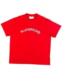 Song For The Mute - Playground Slogan-Print T-Shirt - Lyst