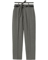 Jil Sander - Belted Tailored Trousers - Lyst