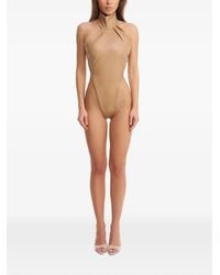 Lika - Halterneck Cutout Bodysuit - Lyst