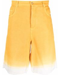 Federico Curradi - Short En Jean À Imprimé Tie-Dye - Lyst