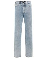 Roberto Cavalli - Jean Imprimé À Détail De Patch - Lyst