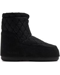 Moon Boot - Icon Diamond-quilted Snow Boots - Lyst