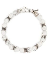 Emanuele Bicocchi - Bracelet À Détails De Perles - Lyst