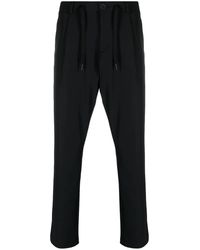 Herno - Drawstring-Waist Slim-Cut Trousers - Lyst
